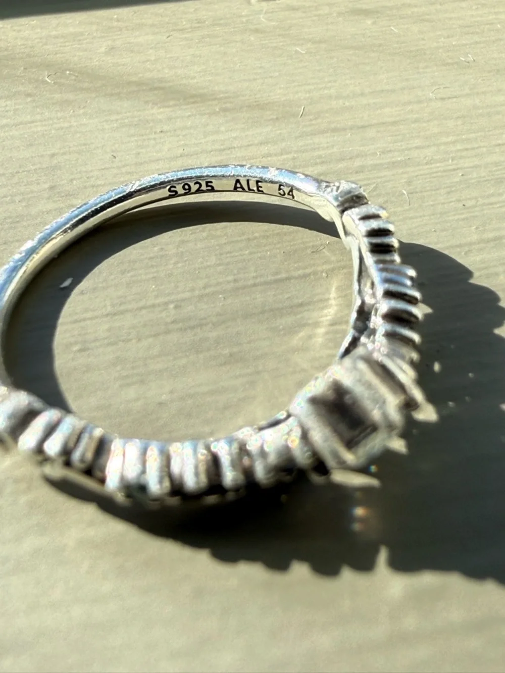 Pandora FAIRYTALE TIARA Ring Cubic Zirconia - Picture 5 of 5